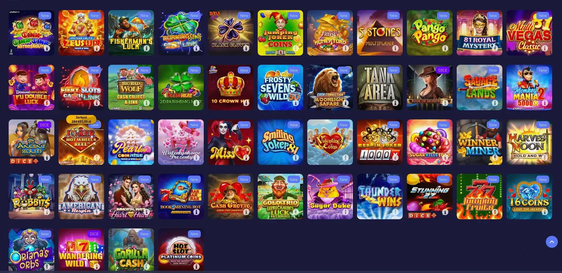 Игровой интерфейс Нью Ретро